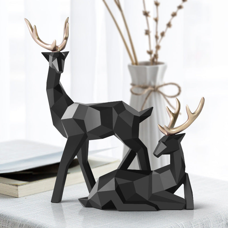 Home Decor Statues Deer Figurines