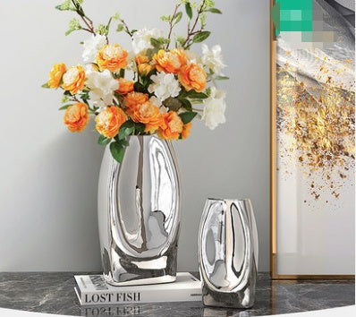 Silver Decoration Flower Vase