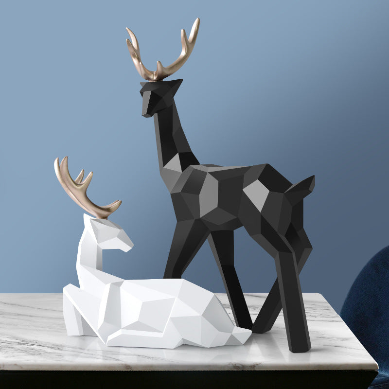 Home Decor Statues Deer Figurines