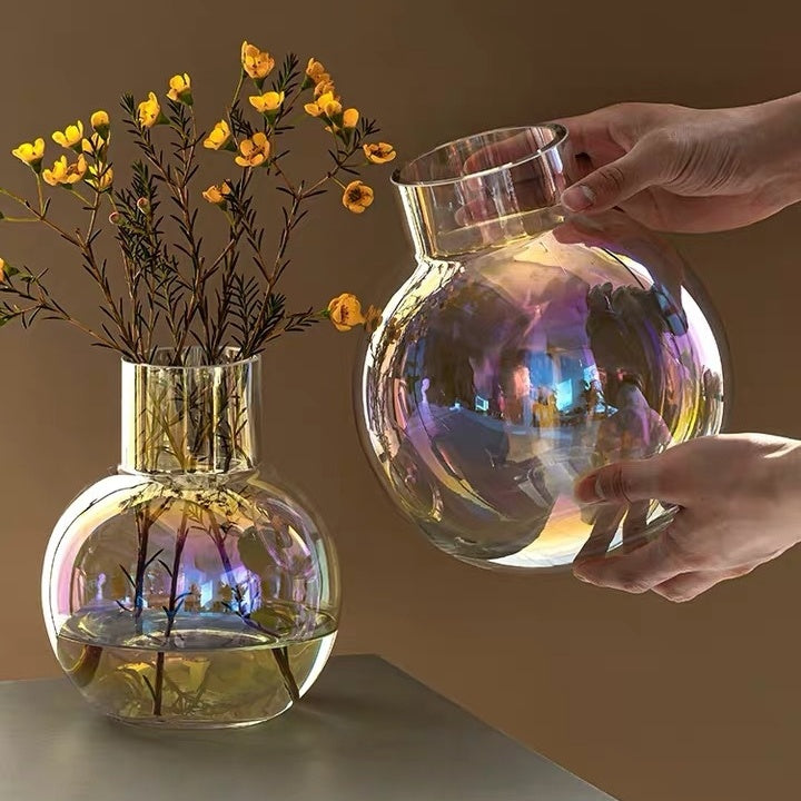 Creative Glass Vase Transparent Hydroponic Flower Vase