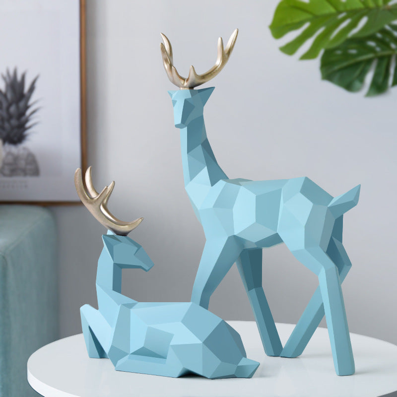 Home Decor Statues Deer Figurines